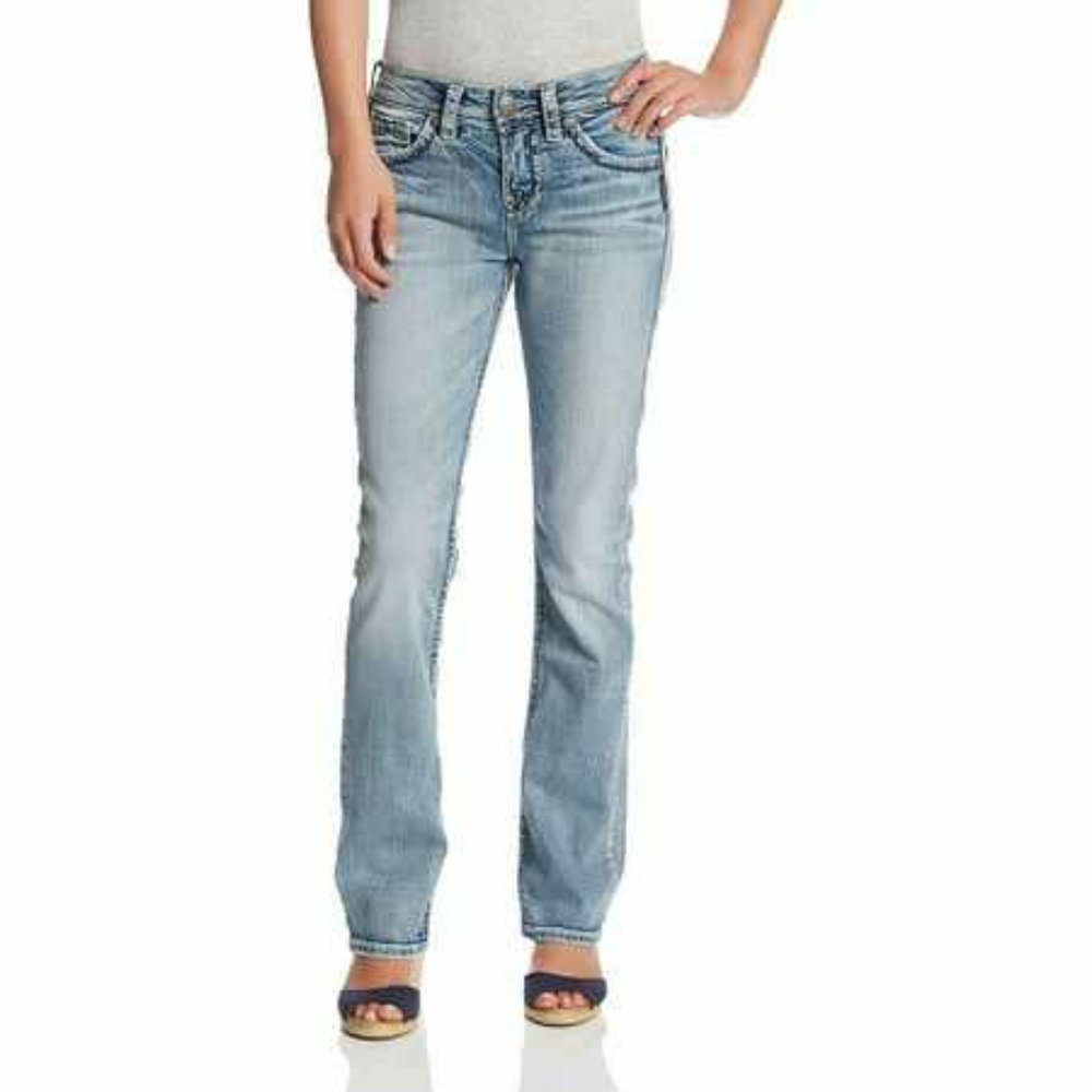 💙 Buckle BKE Drew Jeans Light Wash Stretch Denim Boot Cut 27w